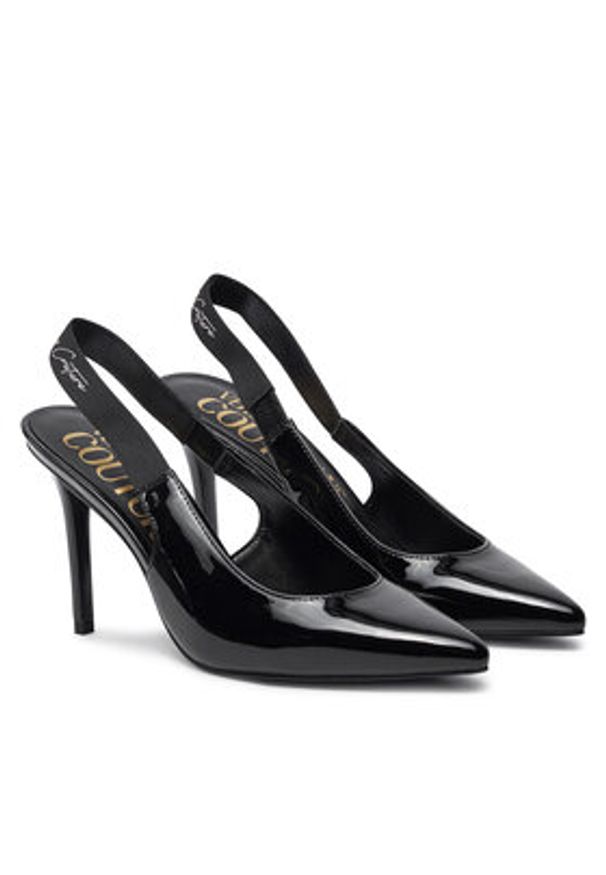 Versace Jeans Couture Szpilki 77VA3S52 Czarny. Kolor: czarny. Materiał: skóra. Obcas: na szpilce