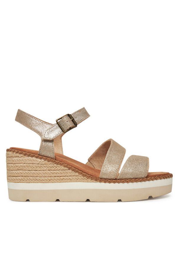 Espadryle Toms. Kolor: srebrny