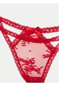 Hunkemöller Komplet 6 par stringów 300341 Czerwony. Kolor: czerwony. Materiał: syntetyk