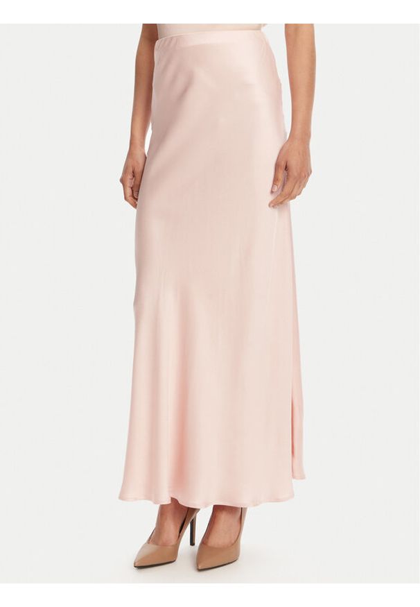 ViCOLO Spódnica maxi TD0472 Różowy Slim Fit. Kolor: różowy. Materiał: wiskoza