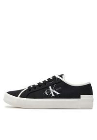Calvin Klein Jeans Sneakersy Skater Vulcanized Low Cs Ml Mr YW0YW01453 Czarny. Kolor: czarny. Materiał: materiał