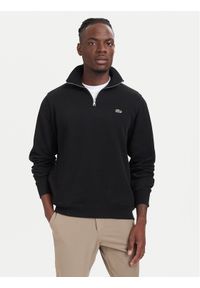 Lacoste Bluza SH1927 Czarny Classic Fit. Kolor: czarny. Materiał: bawełna #1