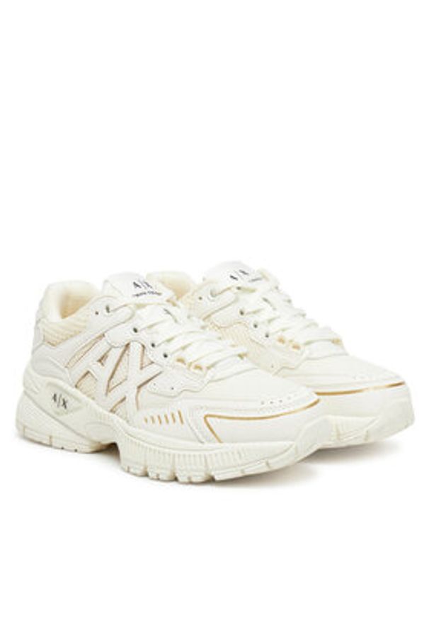 Armani Exchange Sneakersy XDX195 XV944 Q308 Biały. Kolor: biały. Materiał: materiał