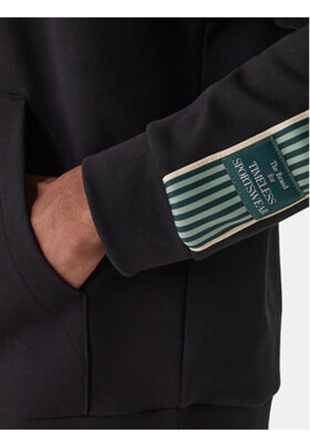 EA7 Emporio Armani Bluza 7M001508 AF12660 UC001 Czarny Regular Fit. Kolor: czarny. Materiał: syntetyk, bawełna