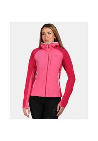 Damska kurtka softshell Kilpi BALEO-W. Kolor: różowy. Materiał: nylon