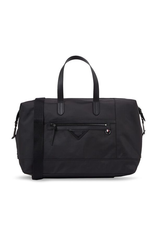 TOMMY HILFIGER - Tommy Hilfiger Torba weekendowa Th Classic Prep Duffle AM0AM11527 Czarny. Kolor: czarny. Materiał: materiał