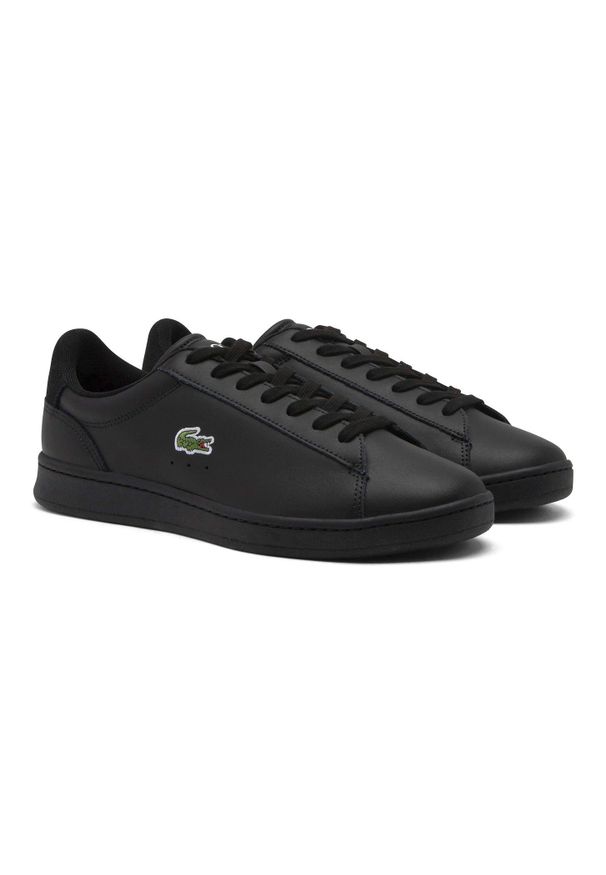 Buty męskie trampki sportowe Lacoste CARNABY SET. Kolor: czarny. Sport: tenis