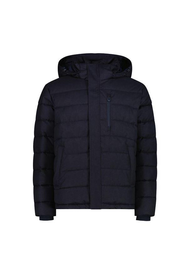 Kurtka puchowa z kapturem na zamek Sorona CMP. Typ kołnierza: kaptur. Kolor: niebieski. Materiał: puch. Sport: turystyka piesza