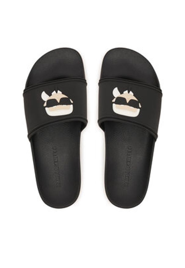 Karl Lagerfeld - KARL LAGERFELD Klapki Kondo II KL70005C Czarny. Kolor: czarny. Materiał: syntetyk