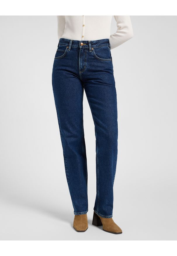 Lee - DAMSKIE SPODNIE JEANSOWE LEE RIDER CLASSIC GOOD FEEDBACK 112370909