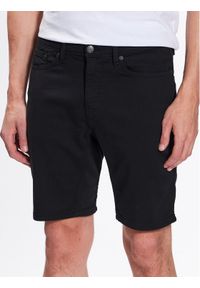 Duer Szorty jeansowe No Sweat MSNS1011 Czarny Regular Fit. Kolor: czarny. Materiał: jeans, lyocell