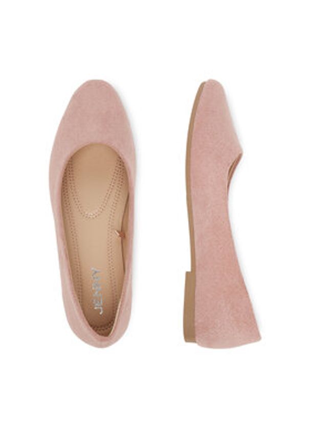 Jenny - JENNY Baleriny WSS21520-01 Różowy. Kolor: różowy. Materiał: materiał