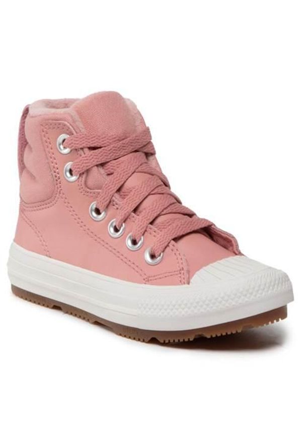 Tenisówki Converse Model Chuck Taylor All Star Berkshire Boot Hi Kolor Rose. Okazja: na co dzień. Kolor: różowy. Model: Converse All Star. Sport: turystyka piesza
