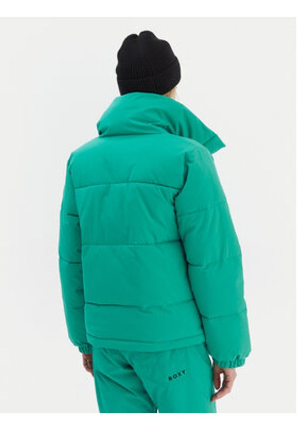 Roxy Kurtka narciarska Snow Winter Rebel JK ERJTJ03545 Zielony Regular Fit. Kolor: zielony. Materiał: syntetyk. Sport: narciarstwo
