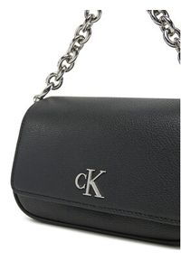 Calvin Klein Jeans Torebka Minimal Monogram Shoulder Bag20 LV04K3134G Czarny. Kolor: czarny. Materiał: skórzane