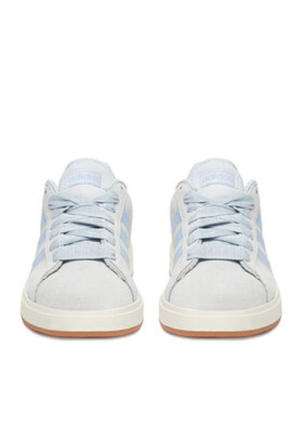 Adidas - adidas Sneakersy GRAND COURT BASE 00S JQ3595 Niebieski. Kolor: niebieski. Materiał: skóra, zamsz