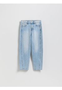 Reserved - Jeansy balloon fit - niebieski. Kolor: niebieski #1