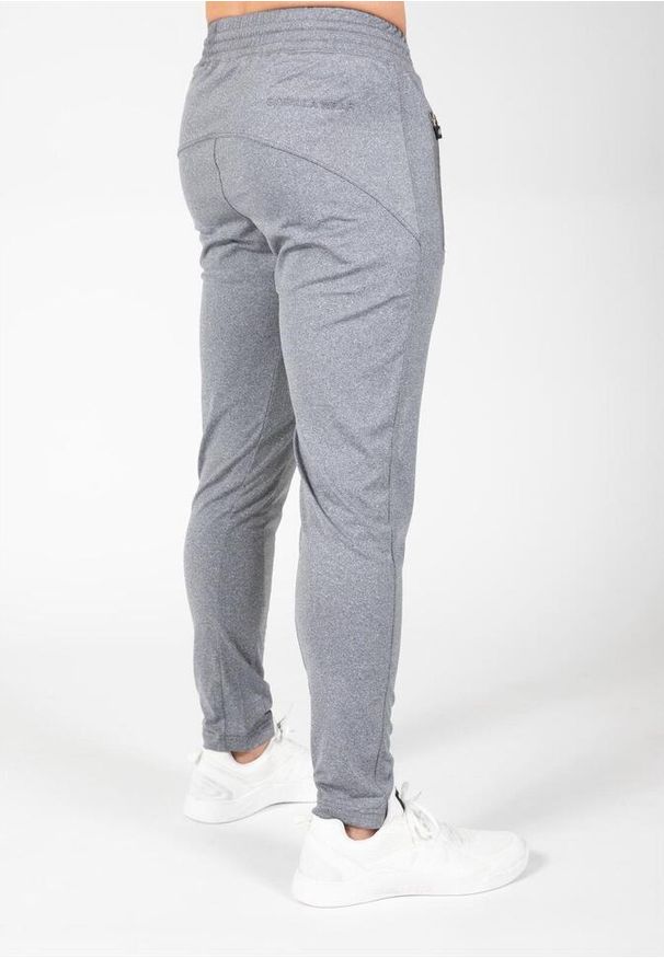 GORILLA WEAR - Glendo Spodnie ight Szary. Kolor: szary. Materiał: dresówka. Sport: fitness