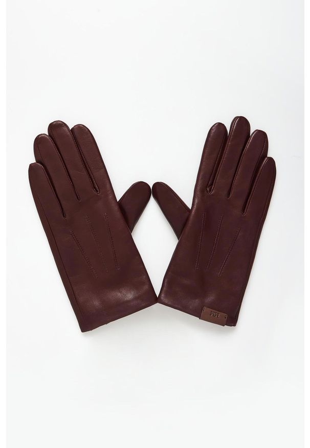 Rękawiczki damskie skórzane Lemma MM. Materiał: skóra