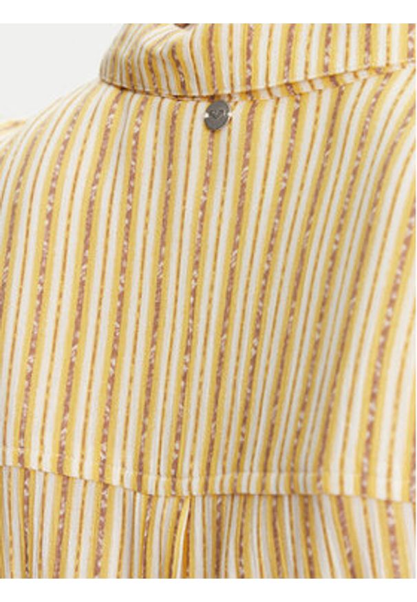 Roxy Kombinezon ERJWO03018 Żółty Regular Fit. Kolor: żółty. Materiał: wiskoza
