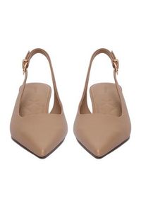 Gino Rossi - GINO ROSSI Czółenka EO-LT765-91 Beżowy. Kolor: beżowy. Materiał: skóra #2