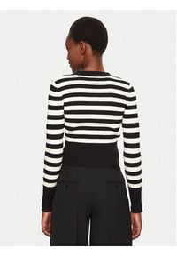 Fracomina Kardigan FS24WT8005K459N8 Czarny Slim Fit. Kolor: czarny. Materiał: syntetyk, wiskoza