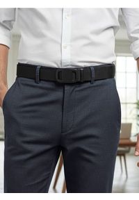 Sinsay - Pasek z automatyczną klamrą - czarny. Kolor: czarny #1