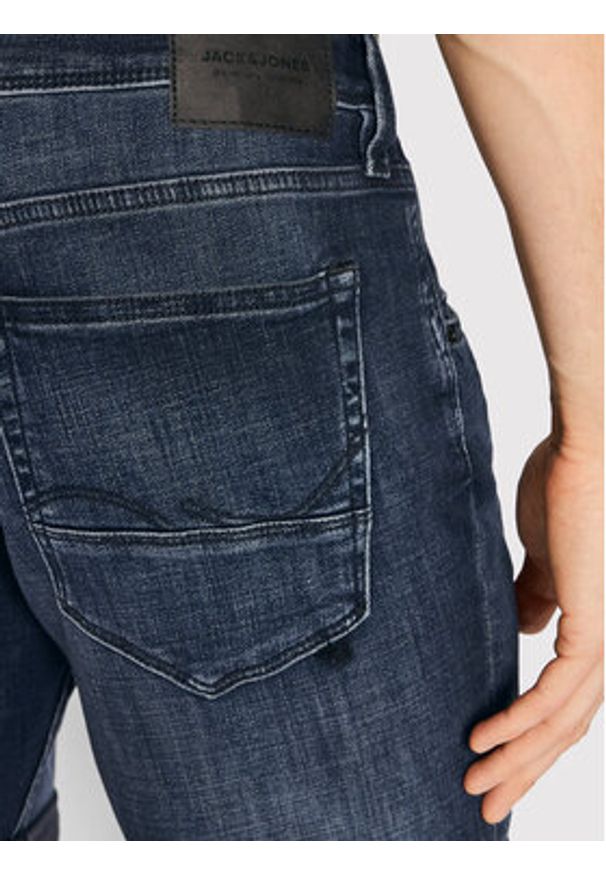 Jack & Jones - Jack&Jones Szorty jeansowe Rick Fox 12201630 Granatowy Regular Fit. Kolor: niebieski. Materiał: bawełna, jeans