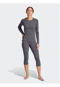 Adidas - adidas Bielizna termoaktywna górna Xperior Merino 260 HZ8546 Szary Slim Fit. Kolor: szary. Materiał: wełna #4