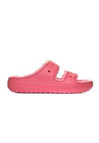Klapki damskie Crocs Classic Cozzzy. Kolor: różowy. Materiał: syntetyk, materiał