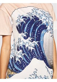 Mr. GUGU & Miss GO T-Shirt Unisex Kangawa Wave Kolorowy Regular Fit. Materiał: syntetyk. Wzór: kolorowy