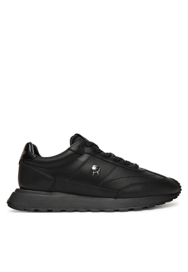 Karl Lagerfeld - KARL LAGERFELD Sneakersy KL51129E Czarny. Kolor: czarny. Materiał: skóra