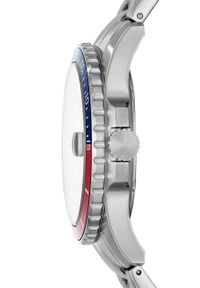 Fossil - Zegarek FS5657. Kolor: srebrny. Materiał: materiał