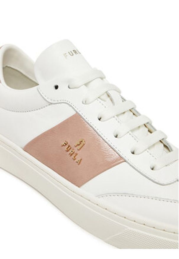 Furla Sneakersy Enjoy Lace-Up Sneaker YI79ENJ BX3711 3514S Różowy. Kolor: różowy. Materiał: skóra