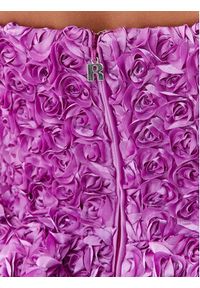 ROTATE Sukienka koktajlowa 3D Flower 1111302066 Fioletowy Regular Fit. Kolor: fioletowy. Materiał: syntetyk. Styl: wizytowy #4