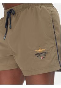 Aeronautica Militare Szorty kąpielowe 251BW223CT2967 Khaki Regular Fit. Kolor: brązowy. Materiał: syntetyk #3