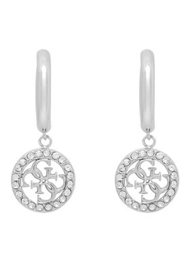 Guess Kolczyki JUBE02 135JW Srebrny. Materiał: metalowe. Kolor: srebrny