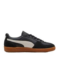 Puma - Męskie Zamszowe Buty Sportowe Palermo. Kolor: czarny. Materiał: zamsz. Sport: turystyka piesza