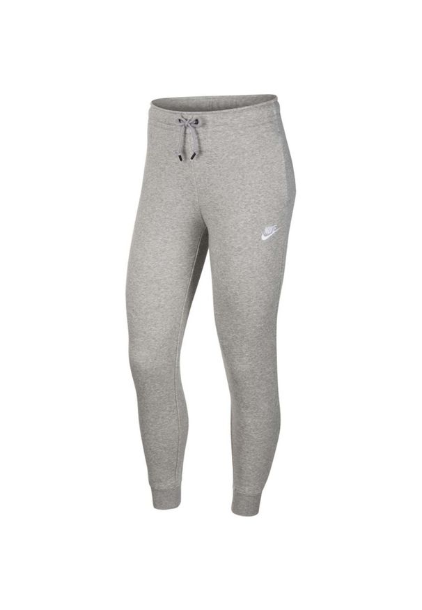 Spodnie sportowe damskie Nike Essential Pant Reg Fleece. Kolor: szary. Materiał: dresówka. Długość: długie