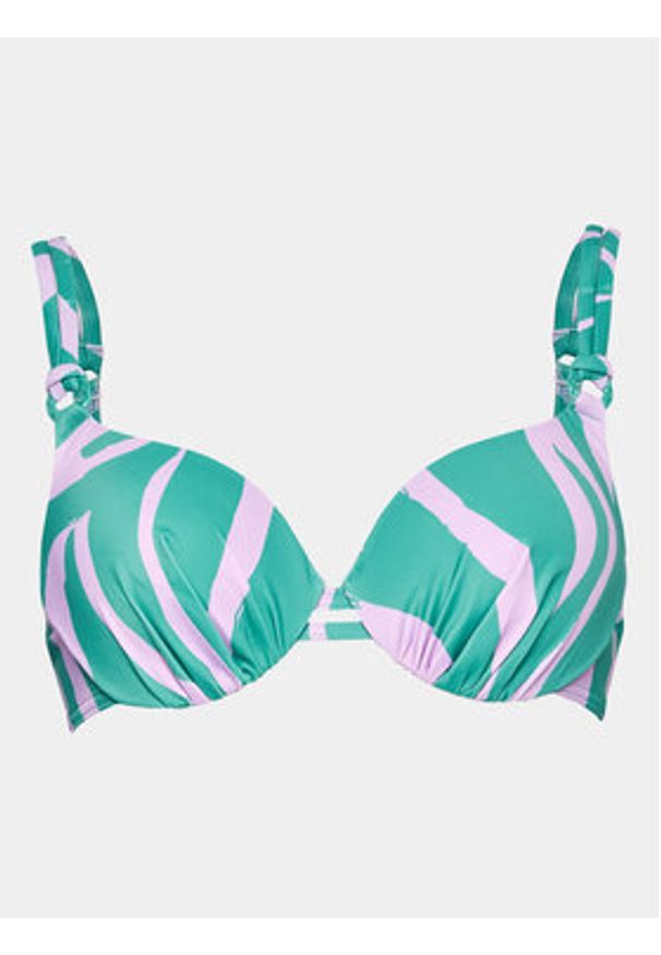Triumph Góra od bikini Summer Mix & Match 10214530 Zielony. Kolor: zielony. Materiał: syntetyk