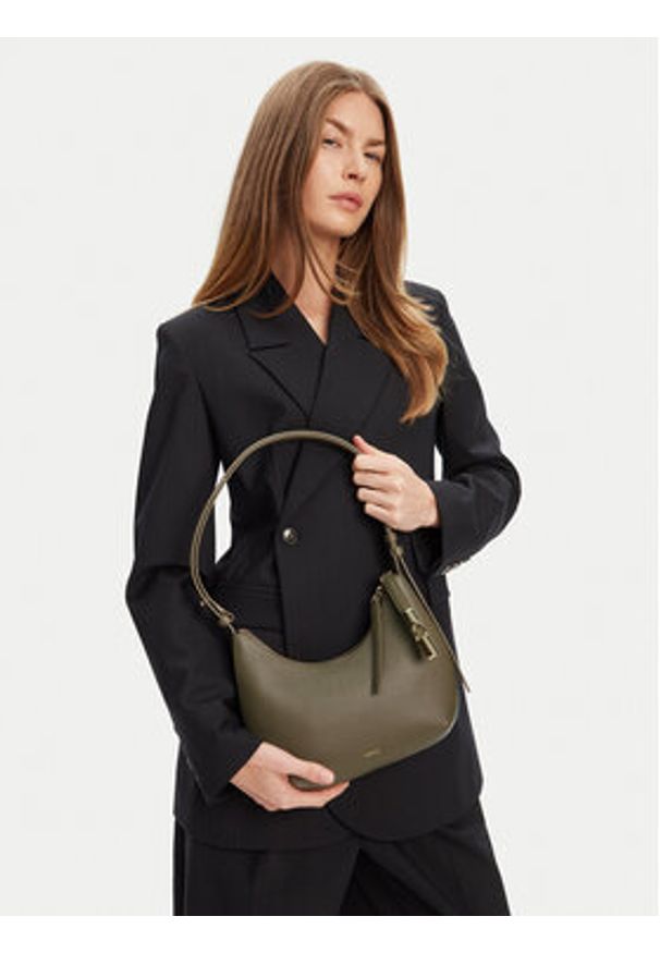 Furla Torebka Goccia S WB01500 BX3353 CN 2810S Zielony. Kolor: zielony. Materiał: skórzane