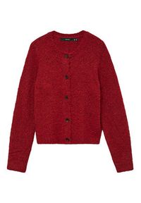 Vero Moda Kardigan Novah 10320496 Czerwony Regular Fit. Kolor: czerwony. Materiał: syntetyk #4