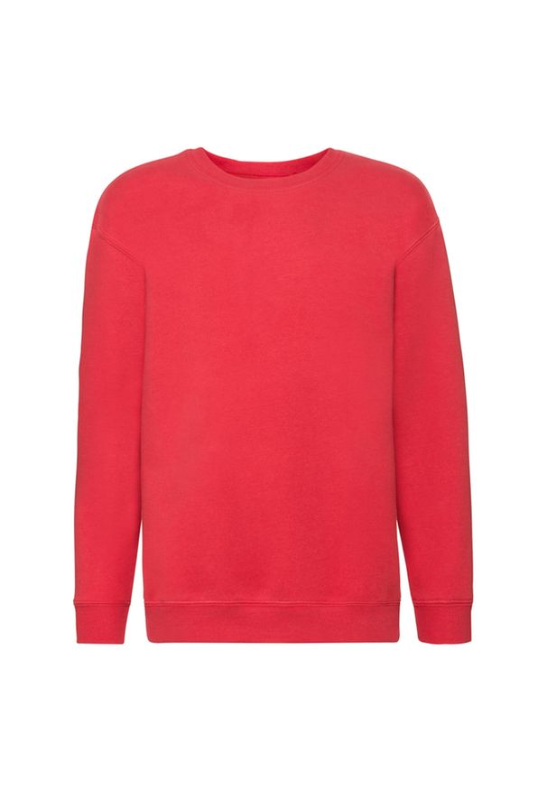 FRUIT OF THE LOOM - Bluza Dziecięca Premium. Kolor: czerwony