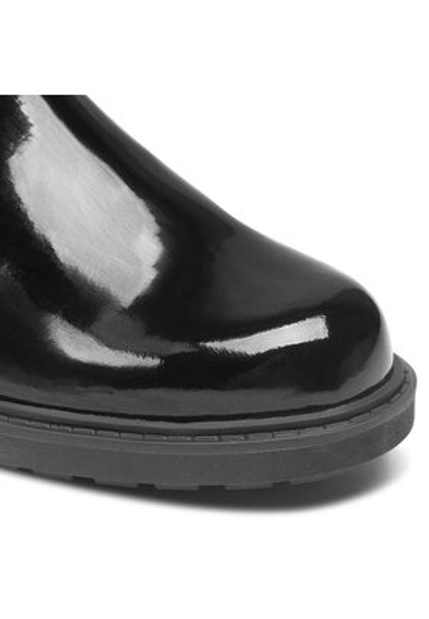 Clarks Sztyblety Orinoco2 Lane 261636224 Czarny. Kolor: czarny. Materiał: lakier, skóra