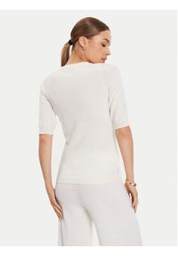 Max Mara Leisure Sweter Cima 24263660 Biały Regular Fit. Kolor: biały. Materiał: wełna #3