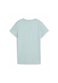 Puma - Damska koszulka ESS ELEVATED PUMA Modern Mint Green. Kolor: zielony