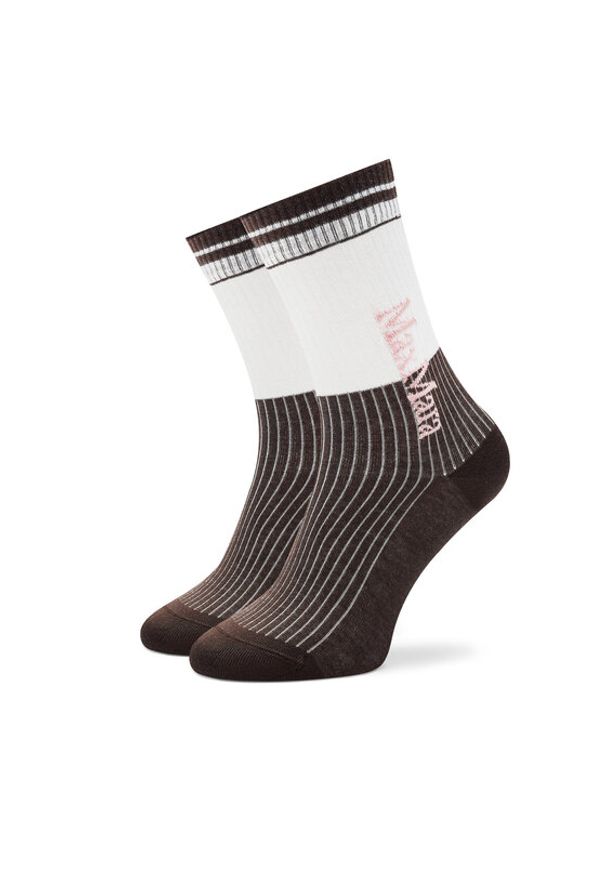 Max Mara Leisure Skarpety długie Gabarra 2426556018 Brązowy. Kolor: brązowy. Materiał: materiał, bawełna