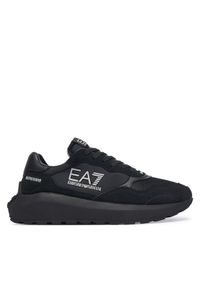 EA7 Emporio Armani Sneakersy 7X000341 AF18616 MZ186 Czarny. Kolor: czarny. Materiał: skóra #1