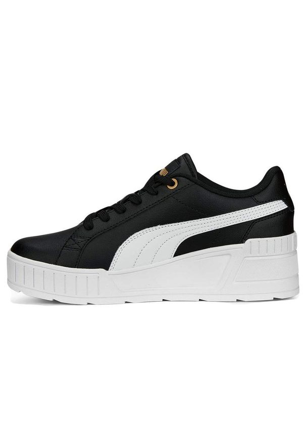 Puma - Buty sportowe Sneakersy damskie, Karmen Wedge. Okazja: na co dzień. Kolor: czarny. Sport: turystyka piesza