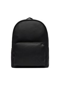 Calvin Klein Plecak Bold Ck Round Backpack LV04D3246G Czarny. Kolor: czarny. Materiał: skóra #1